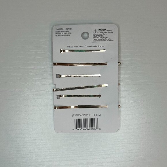 NWT 6 pack gold bobby pins - Picture 2 of 2